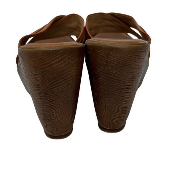 ITALIAN SHOEMAKERS Criss Cross Wedge Sandal SZ 10 - Picture 9 of 10